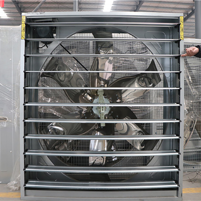 1.1KW Chicken Poultry Farm Climate Control System Pressure Ventilation Fan