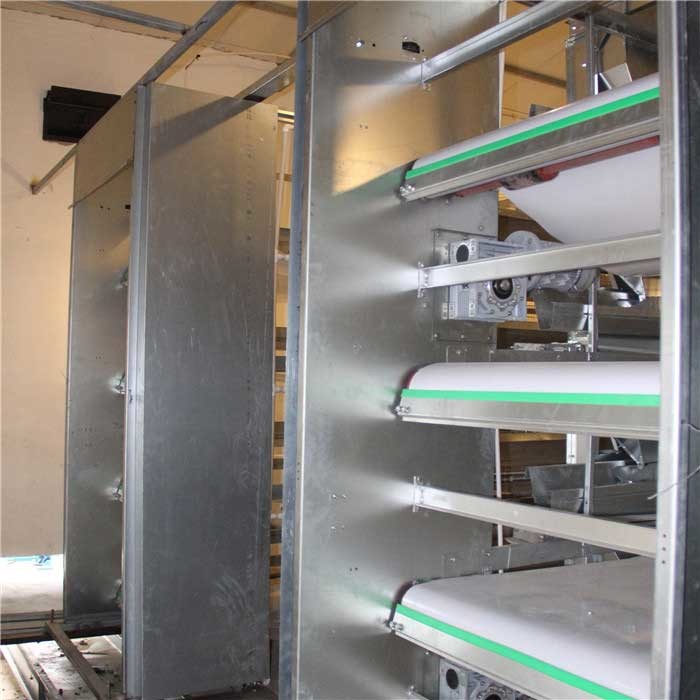 Steady Poultry Manure Removal System , Poultry Farming Equipment Simple