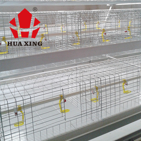 Commercial Poultry Chicken Cage Hot Dipped Wire Mesh Material Easy To Install