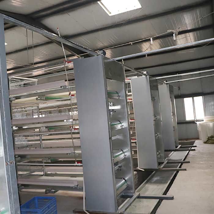 Galvanized Wrie Battery Cages For Laying Hens , Egg Chicken Cage Labor Saving